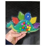 Christmas Stocking Stuffer Gift for Toddler Grandkid Boys Dinosaur Color Sorting Sensory Toy Fine Motor Roadtrip Travel Essential Autism Dementia Fidget Preschool Classroom Activities for Kid Aged 3-5