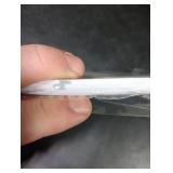 White with Silver Dots Round Paper Placemats