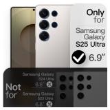 JETech Slim Case for Samsung Galaxy S25 Ultra 5G with Camera Lens Full Protection, Ultra-Thin Lightweight Matte Finish Minimalist Protective Phone Cover (Titanium Gray)