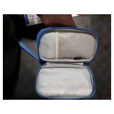 FYY Electronic Organizer, Travel Organizer Bag Pouch, Electronic Accessories Carry Case, Portable Waterproof Double Layers All-in-One Storage Bag for Cable, Cord, Charger, Phone, Earphone, Cyan