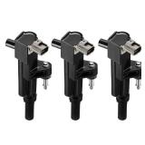 BDFHYK Ignition Coil Pack UF640 Set of 3 Compatible with Dodge Dakota Durango Nitro Ram 1500 Truck,Compatible with Jeep Commander Grand Cherokee Liberty,Raider 3.6L V6 Replacement for 5149199AA C1652