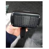 Dipoo Self Cleaning Shedding Brush - Skin Friendly Grooming Tool for Dogs, Cats, and Puppies, Deshedding and Hair Removal for Long and Short Haired Pets, Black