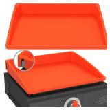 Silicone Griddle Mat Cover for Blackstone - 17 Inch True All-Encompassing Coverage Heavy Duty Food Grade Grill Buddy Mat, All Season Cooking Surface Protective Cover