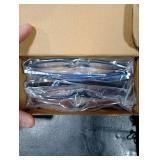 JJWELL 3 Pack Reading Glasses for Men Blue Light Blocking with Spring Hinge, Anti Eyestrain/Dryness/UV Large Wide Square Readers for Men, Two Tone Computer Reader Glasses Eyeglass(2.5 Strength)