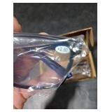 JJWELL 3 Pack Reading Glasses for Men Blue Light Blocking with Spring Hinge, Anti Eyestrain/Dryness/UV Large Wide Square Readers for Men, Two Tone Computer Reader Glasses Eyeglass(2.5 Strength)