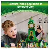 LEGO Wicked Welcome to Emerald City Building Toy - Wicked Toy for Kids, Ages 9+ - Gift for Girls and Boys with Tower Model, Glinda, & Elphaba Minidolls - 75684