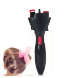 Splenssy Electronic Hair Rollers, Auto Smart DIY Hair Styling Tools, Electric Quick Twister and Braider Machine, Battery Powered (Not Included)