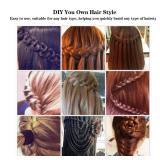 Splenssy Electronic Hair Rollers, Auto Smart DIY Hair Styling Tools, Electric Quick Twister and Braider Machine, Battery Powered (Not Included)