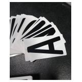 4.5in Plastic Letters 3 Packs of 26
