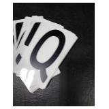 4.5in Plastic Letters 3 Packs of 26