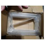 Fixwal 10pcs 2 Set Acrylic Risers for Display Clear Perfume Organizer Stands Acrylic Display Risers for Show Figures, Cupcake, Jewelry, Toys, Perfume and More (Large Size)