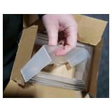 Fixwal 10pcs 2 Set Acrylic Risers for Display Clear Perfume Organizer Stands Acrylic Display Risers for Show Figures, Cupcake, Jewelry, Toys, Perfume and More (Large Size)