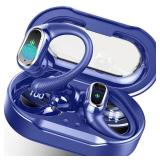 Wireless Earbuds, 2025 Bluetooth 5.4 Headphones Sport, Bluetooth Earbuds with ENC Noise Canceling Mic, 50H Stereo Wireless Headphones IP7 Waterproof with Earhooks, Dual LED Display for Workout/Running