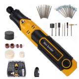 3.6V Cordless Rotary Tool, Mini Grinder Tool,Resin Drill |55 Piece Accessory Kit (Diamond Burrs, Cut Off Wheels, Buffing Wheels, Sanding Drums) for Engraving, Polishing, Cutting| accessories