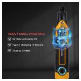 3.6V Cordless Rotary Tool, Mini Grinder Tool,Resin Drill |55 Piece Accessory Kit (Diamond Burrs, Cut Off Wheels, Buffing Wheels, Sanding Drums) for Engraving, Polishing, Cutting| accessories