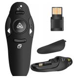 Presentation Remote Clicker, Wireless Presenter for PowerPoint Presentation Remote, RF 2.4GHz USB for Mac, Keynote, Computer, Laptop