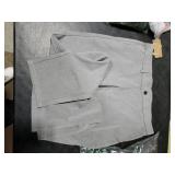 PINSPARK Straight Leg pants for Women Wide Leg Pants High Waisted Casual Pants  with Two Side Pockets Heather Grey 33W x 34L