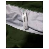 Beachsissi Women Bathing Suit Solid Color Drawstring Side Tankini Set Medium