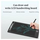 [2 Pack] 8.5 Inches LCD Writing Tablet with 2 Magnets,TIQUS Magnetic Electronic Ewriter (Single Color Black)