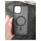 SUPFINE Magnetic for iPhone 12 Pro Max Case (Compatible with MagSafe) (Military Grade Drop Protection) Translucent Matte Shockproof Phone Case,Black