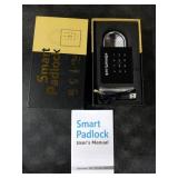 Pothunder Heavy Duty Smart Padlock, Gate Lock Padlock with Key Code and RFID, Outdoor Weatherproof Biometric Digital Lock for Gate, Sheds, Fence, Garage, Locker, Storage Unit