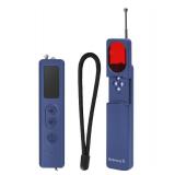 JIEXUN Hidden Camera Detectors, High Accuracy Camera Detector with Strong Anti-Interference Ability,Spy Camera Finder, GPS Tracker Detector, Bug Detector, 25H Work, for Travel, Smoke Detector, Black