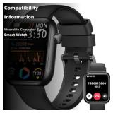 Smart Watch(Answer/Make Call), 1.83 Fitness Tracker for Men Women, Pedometer, 120+ Sport Modes