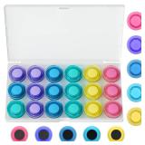 MaxGear Whiteboard Magnets, 36 Pack Strong Refrigerator Magnets for Kitchen, School Supplies for Teachers, 3 cm Round Colored Magnetic Pieces for Classroom, Refrigerator, Office, Home (5 Colors)