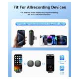 Mini Wireless Lavalier Microphone for iPhone/Android/PC/Tablets with USB-C Plug, AI Noise Cancelling, Magnetic Mic, 40H Battery Life with Charging Case, Lapel Microphone Wireless for Video Recording