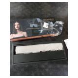 Flat Iron Hair Straightener 1.7in Wide Ceramic Plate with Negative Ionic Technology, Digital Temp Control & Dual Voltage for Curly/Thick/Coily Hair