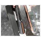 Flat Iron Hair Straightener 1.7in Wide Ceramic Plate with Negative Ionic Technology, Digital Temp Control & Dual Voltage for Curly/Thick/Coily Hair