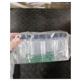 Bekith 16 Pack 9 oz Plastic Spice Jars with Black Cap, Plastic Spice Bottles Empty Seasoning Containers for Storing Spice, Herbs and Powders