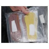 10 Pairs No Show Socks for Women & Men - Low Cut, Liner, Ice Silk, Nonslip, Invisible, Thin Socks (Orange, Yellow, Leather Red, Purple, Gray)