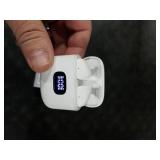 KTGEE Wireless Earbuds Bluetooth 5.3 Headphones, 40Hrs Playback Stereo Ear Buds with LED Display Charging Case IPX7 Waterproof in-Ear Earphones with Mic for Phone Tablet Laptop Sports, White