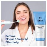 Plaque & Tartar Remover Toothpaste for Teeth: Removes Plaque & Controls Tartar Build-up - Long-Lasting Fresh Breath, Deep Cleansing & Gum-Friendly Toothpaste for Adults & Kids, Mint
