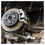 MuRealy Premium 18-Inch Rubber Brake Hose - Flexible Brake Line, 3/8-24 External Thread to 3/8-24 Internal Thread, High Strength and Easy to Install Hydraulic Hose NO CLAMP