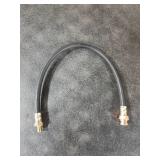 MuRealy Premium 18-Inch Rubber Brake Hose - Flexible Brake Line, 3/8-24 External Thread to 3/8-24 Internal Thread, High Strength and Easy to Install Hydraulic Hose NO CLAMP