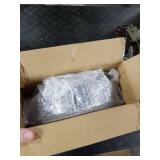 Hioasis 60pcs Clear Plastic Plates - Gold Rimmed Disposable, Hammered, Heavy-duty Dinnerware Set Suitable for 30 Guests, 10.25 Dinner & 7.5 Dessert Plates for Party & Wedding