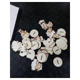 16 Pcs Wooden Baby Shower Table Centerpiece Brown Bear Tabletop Detachable Sign Boy Or Girl Gender Reveal Table Toppers Display Decoration Bear Birthday Photo Props Party Favor