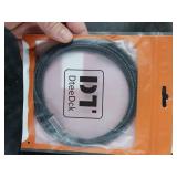 DteeDck USB C Extension Cable 6.6ft, 4K@60Hz Video/10Gbps Data Transfer/100W Charging USBC 3.2 Type C Extender Cord, USB3.2 Gen2 Male to Female for Laptop Tablet Mobile Phone and More