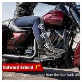 AUFER Driver Floorboard Outward Extension Driver Floorboard 1 Spacer Extenders Kit Compatible With For 2009-2024 Touring Electra Glides Road Glides Road Kings Street Glide 2009-2013 FL Trikes