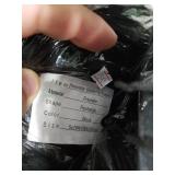 4 Panels Black Backdrop Curtains for Parties, 5ft x 10ft Polyester Black Backdrop Background Panels with Rod Pockets,Photography Backdrop Drapes for Party Ceremony Wedding Window Decorations(4Pcs)