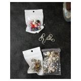 Juome Charms for Socks Shoe Sneakers - 48Pcs Sock Jewelry Charms Pins Kit, Gold Silver Junk Socks Charms Safety Pin, Bling Designer Pearl Brooch Pins for Womens Socks Shoes Decoration