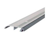 M-D Building Products 08433 3-1/2 in. x 5/8 in. x 36 in. Silver Aluminum and Vinyl Heavy Duty Low-Profile Outswing Door Threshold