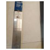 M-D Building Products 08433 3-1/2 in. x 5/8 in. x 36 in. Silver Aluminum and Vinyl Heavy Duty Low-Profile Outswing Door Threshold