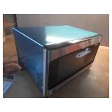 GE - 1.1 Cu. Ft. Countertop Microwave with Convenience Cooking Controls - Stainless Steel - Retail: $128