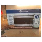 GE - 1.1 Cu. Ft. Countertop Microwave with Convenience Cooking Controls - Stainless Steel - Retail: $128