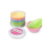 Babycakes Paper Mini Cupcake Liners, Pastel, 100-Count, 24 Packs