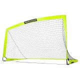 Franklin Sports Blackhawk Soccer Goal - Pop Up Backyard Soccer Nets - Foldable Indoor + Outdoor Soccer Goals - Portable Adult + Kids Soccer Goal - 6.5  x 3.5  Foot Soccer Net - Optic Yellow - Retail: 