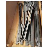 Mainstays 14  Heavy Duty Steel Slat Queen Platform Bed Frame  Black - Retail: $199